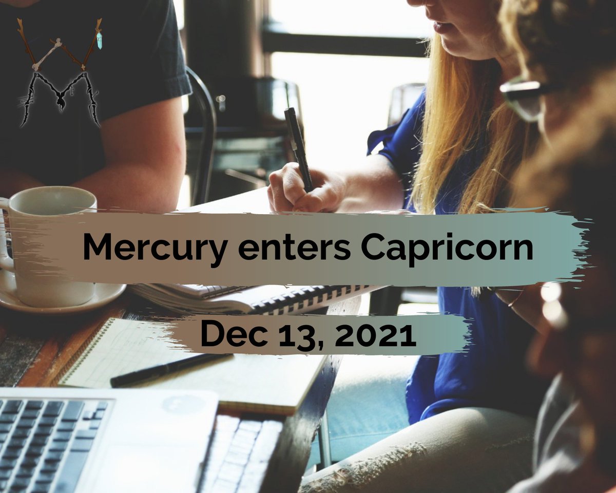 TheWieldersWay's tweet image. Mercury enters Capricorn. If you aren't talking business today, then what are you doing?! Mercury in Capricorn is all about talking money and making moves 🤑💰