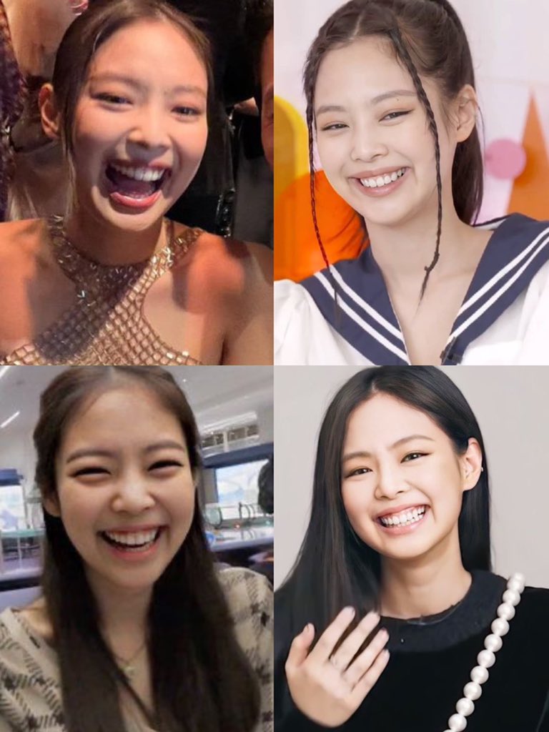 tiny_ninii's tweet photo. appreciation tweet for Jennie’s adorable gummy smile ♡ https://t.co/3sjablRpWS