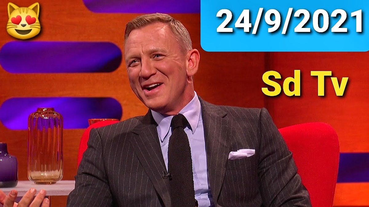 NortonFans's tweet photo. DOWNLOAD from Mega4up: https://t.co/9mlvYsYWy4  ( Video ) 

Graham is joined by Daniel Craig, Lea Seydoux, Lashana Lynch and Rami Malek, all starring in the latest James Bond film, No Time to Die. Ed Sheeran performs his single Shivers. 

@danielcraig @leaseydoux @lashanalynch https://t.co/x5T4hajGbX
