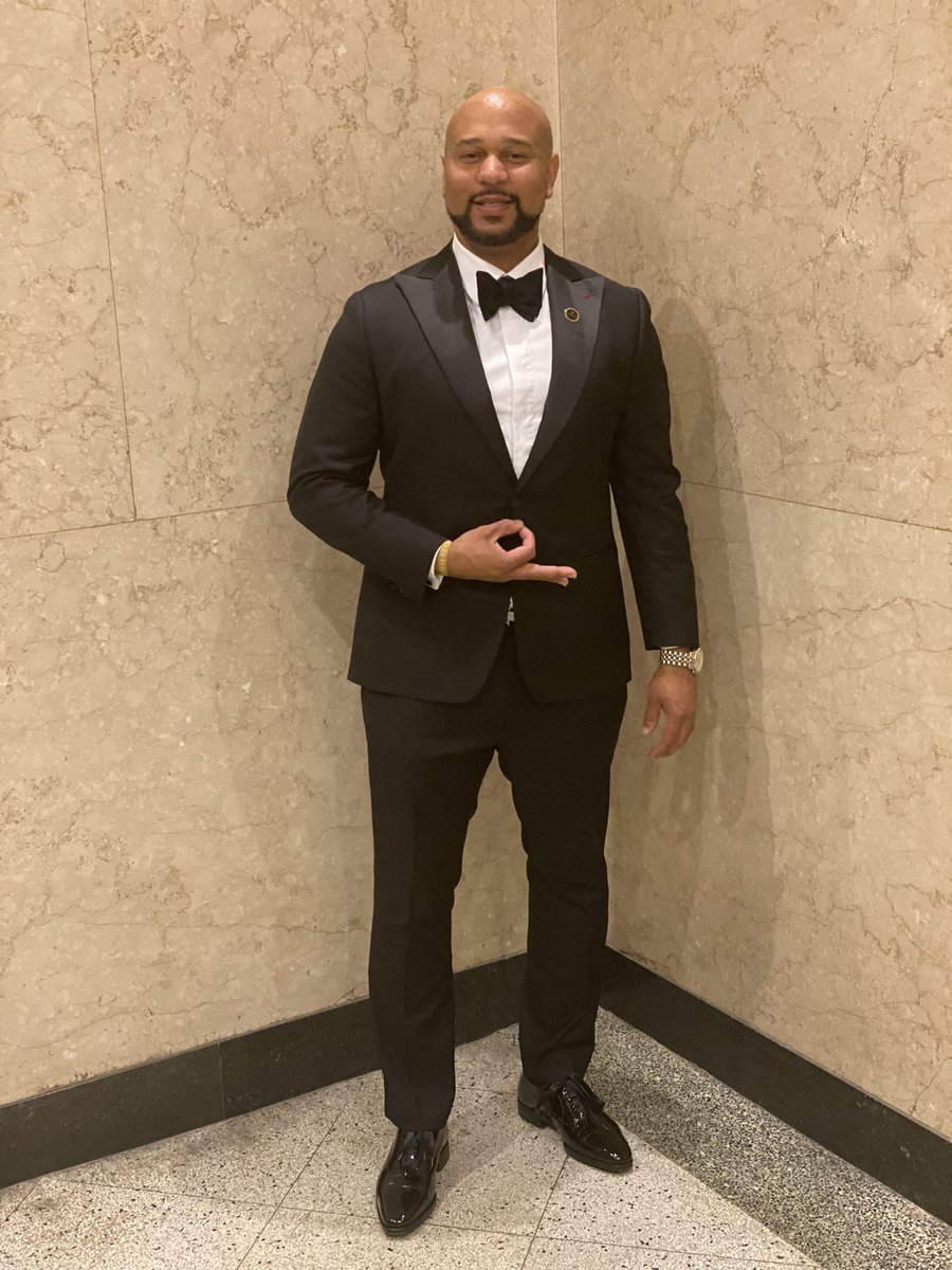 Esquiremoore's tweet photo. Some call me President. Some call me Judge. Some say Attorney. However tonight I’m a Nupe. #BarristersBall #Memphis #TravelswiththePrez https://t.co/5GHwVlKGuM