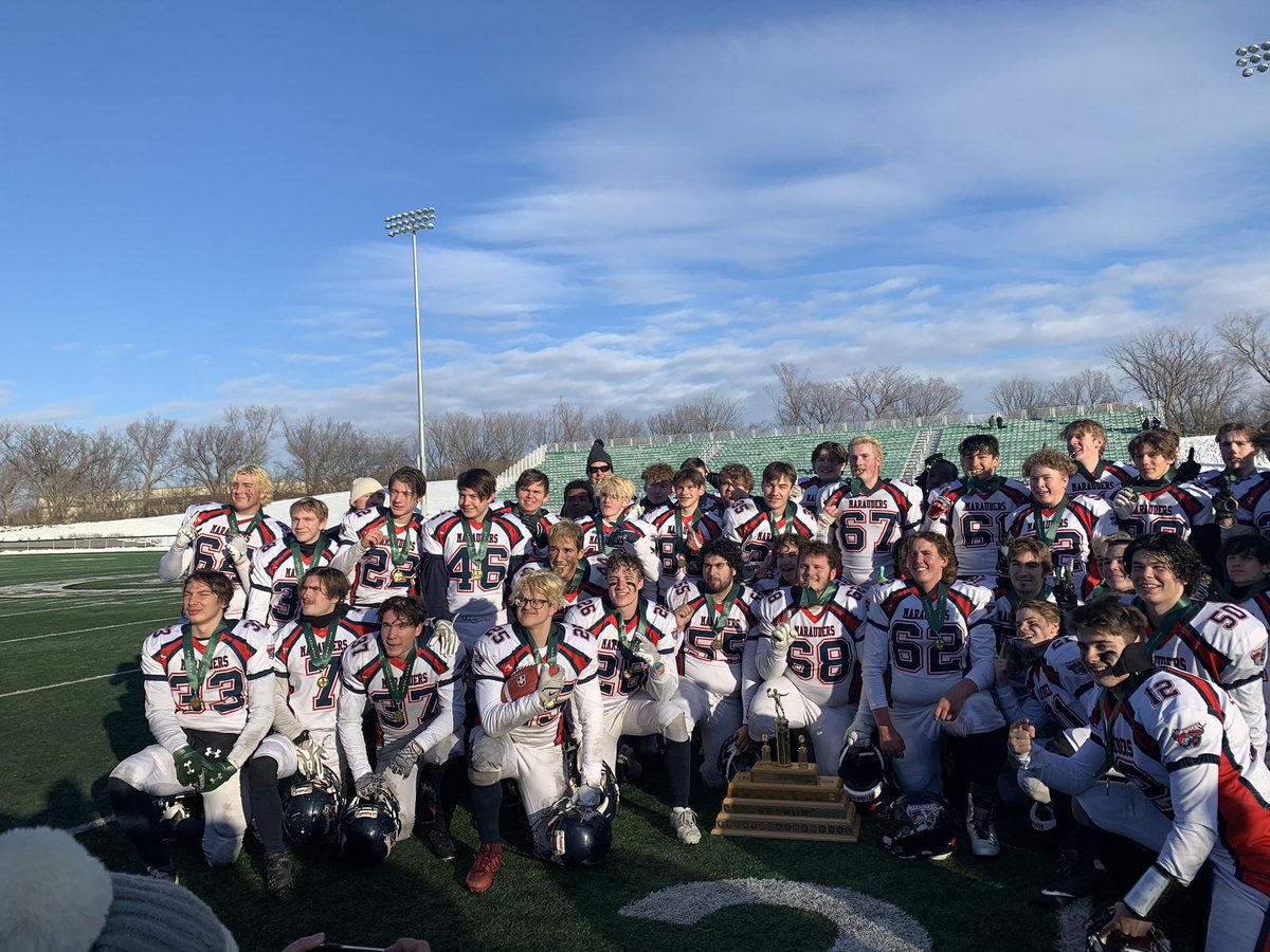 Great game this afternoon in Saskatoon for the 6A provincial football finals. Miller Marauders win 28-24 to take the title! Blessed that 2 of my boys won this game in their senior year.
