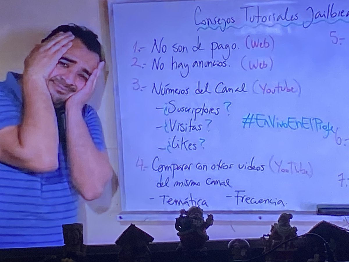alfgoos1974's tweet photo. El día de hoy no pude estar en #EnVivoConElProfe decido una gran carga de trabajo que tuve pero lo acabo de terminar de ver en casa, si tú no lo haz visto anda y ve la repetición y ya te la you know realiza todo el protocolo! https://t.co/C9rBvgvH23