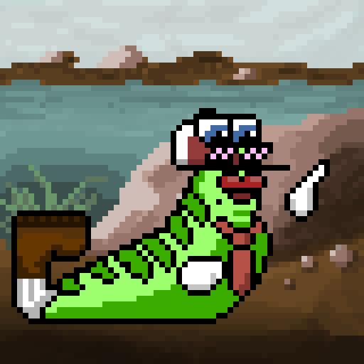 imfreakinglou's tweet photo. If you start following the NFT projects that I post about, and use my link,  you may get this Sol Slug dropped in your wallet. https://t.co/9ZGkLGkQJf