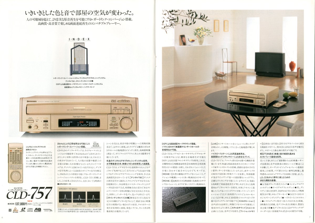レーザーディスクプレーヤー CLD-757 【公式通販】
