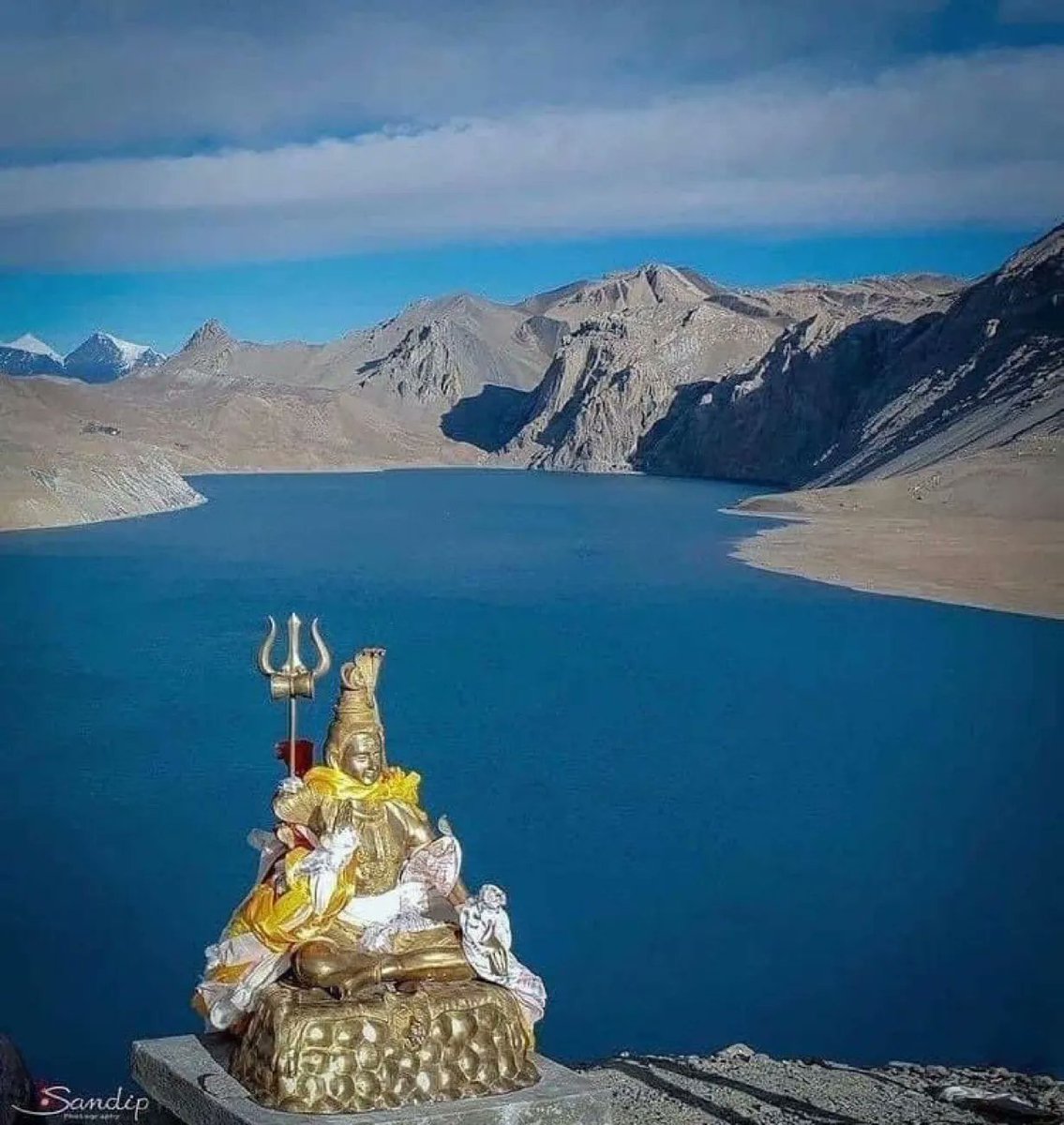 Heaven may be a myth, Nepal 🇳🇵is real. 

Tilicho Lake , Manang, the highest lake  in the world (4,919 m)

📷 NP fB