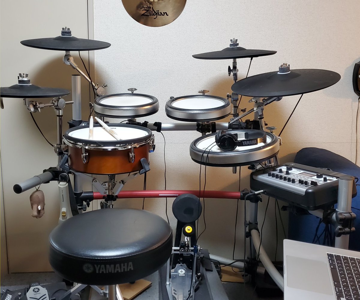 YAMAHA DTX 電子ドラム。 音源モジュールを、新製品のDTX-PROXに新調 