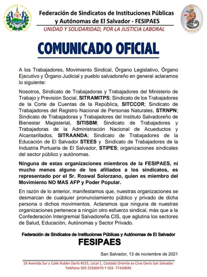 STAMSS_'s tweet photo. Se acabó sindicalmente el ganguero de Roswal Solórzano (@Roswalcsj1 ) el y su sindicato, nunca tuvo gente y lo único que le quedaba hoy se distancian de él. 

Quedó solo el traidor...

¡STAMSS NI SE RINDE, NI SE VENDE! https://t.co/8MEyhpOLBH