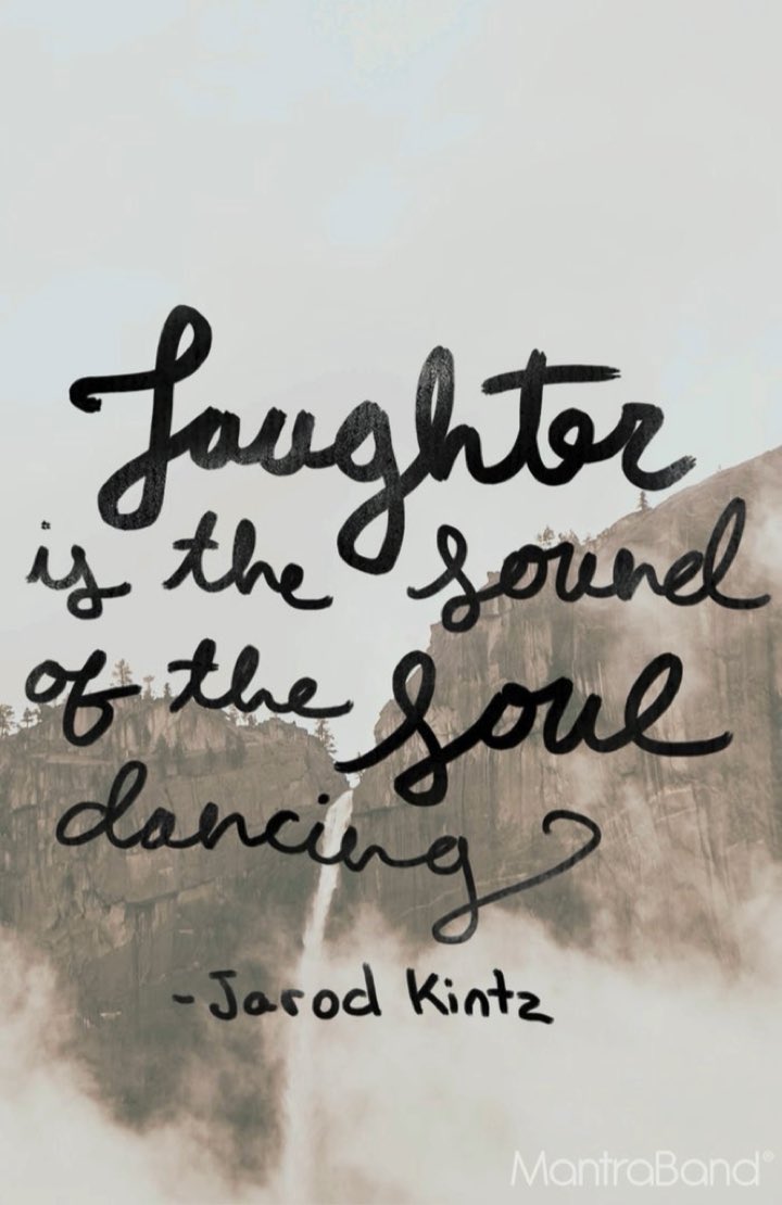 #Laughter is the sound of the soul dancing! #JoyTrain #Joy #Love #Kindness #MentalHealth #Quote #Mindfulness #IAM #spdc #WellnessWednesday #WednesdayMorning #WednesdayThoughts #WednesdayWisdom #WednesdayMotivation RT @1228erin