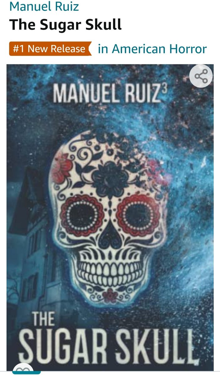 ruizman's tweet photo. Got my first Amazon "orange tags" this week. "The Sugar Skull' hit the "#1 New Release" in TWO categories: "American Horror" (Paperback) and "Teen/YA Hispanic and Latin American Fiction" (eBook).

Thanks to all who helped me reach this for the first time in my writing career! https://t.co/VLJP7SQ75e