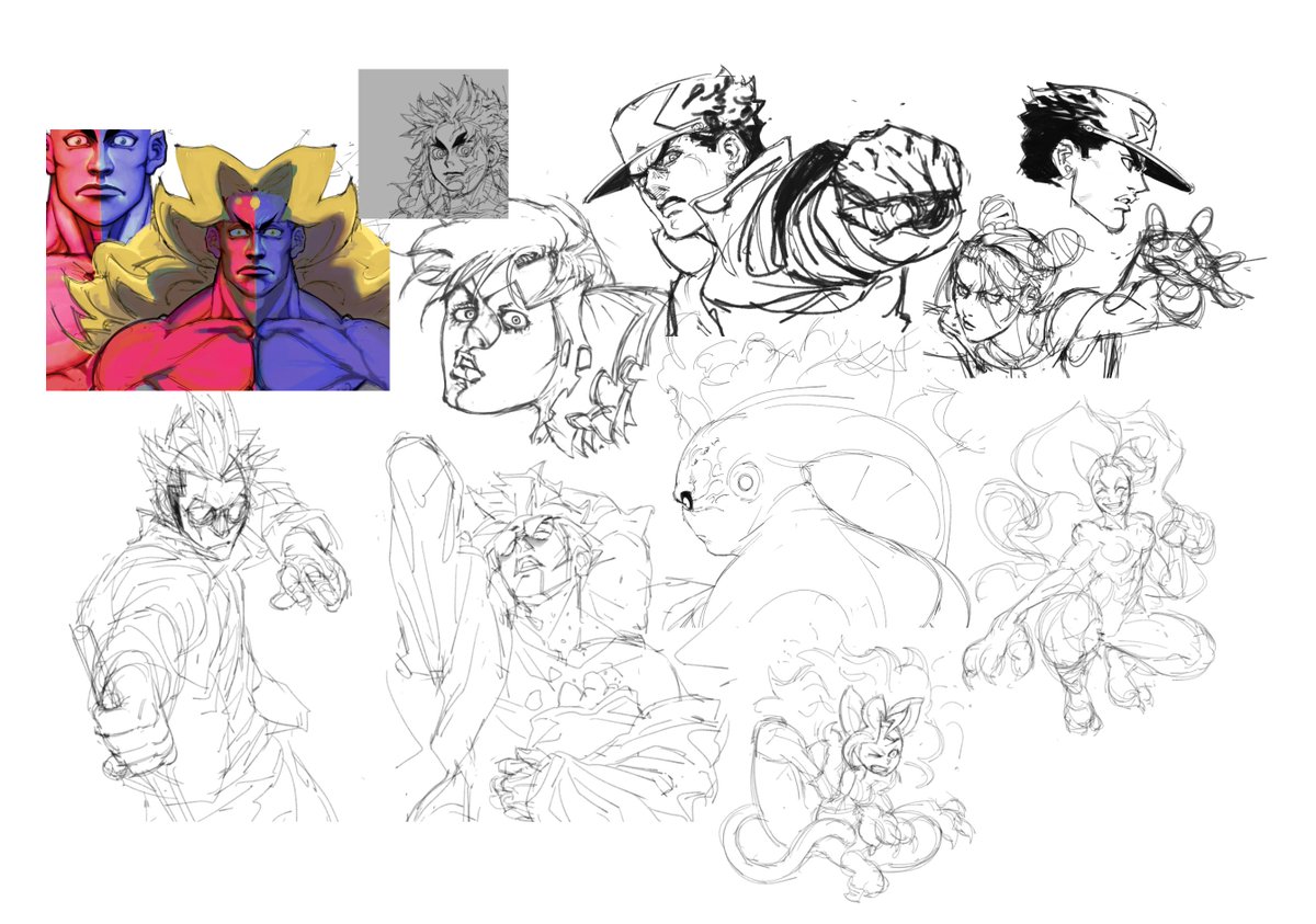 Sifting thru old stuff + recent jjk 