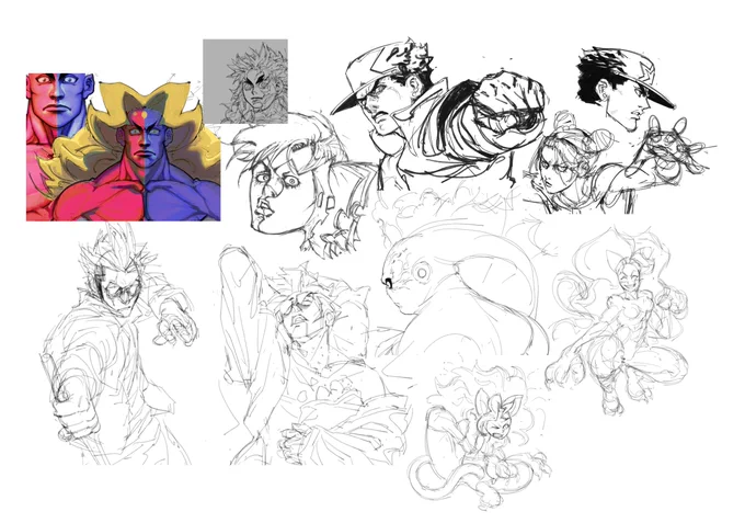 Sifting thru old stuff + recent jjk 