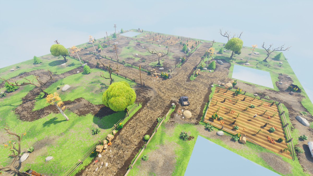 InsideHomebase's tweet image. Ever since Season 12-ish there&apos;s been a WIP Rural Zone in the files that hasn&apos;t been touched at all ever since. 

There&apos;s currently no map that ties these tiles together at the moment. Would&apos;ve made a nice Venture Zone in my opinion.
