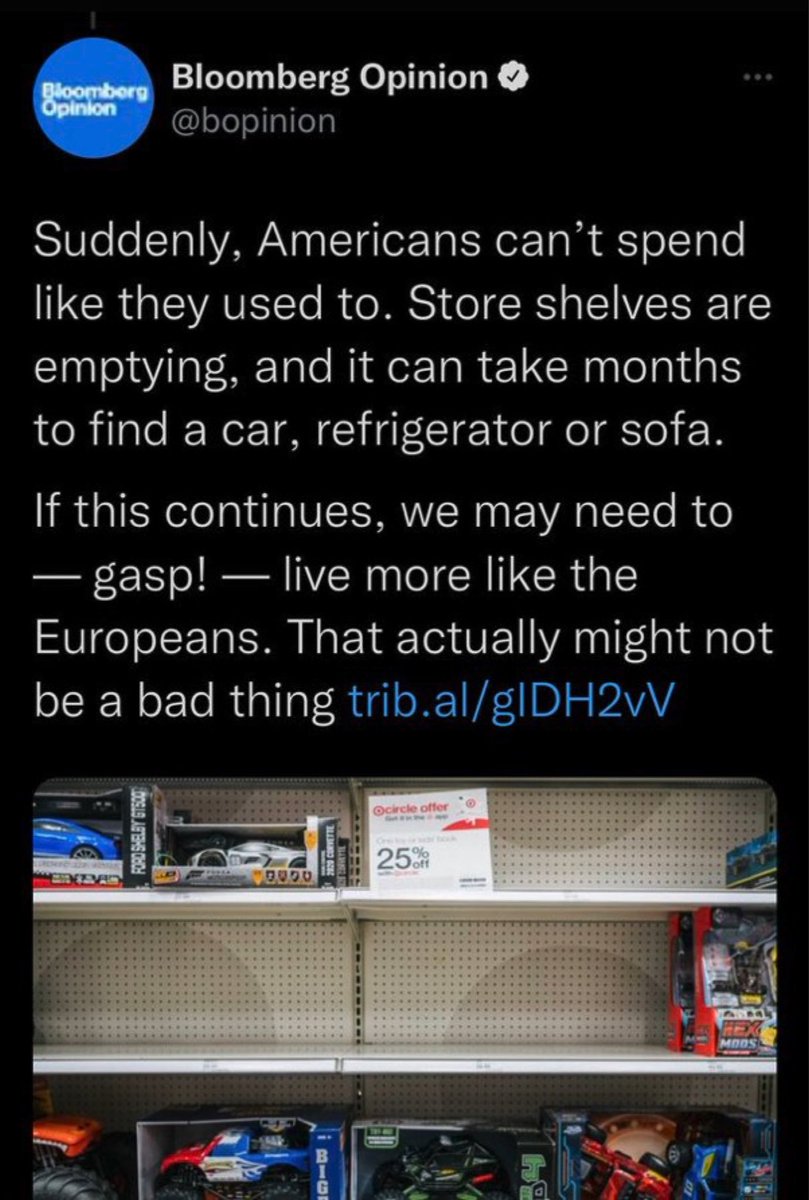 As austerity takes hold Bloomberg wants to comfort those falling out of the middle class as living “more like Europeans”