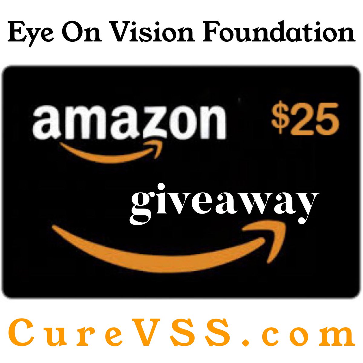 EyeOnVision's tweet photo. #Giveaways #giveaway Support #curevss  and enter to win! https://t.co/FWeohBcNBE https://t.co/lk0Tq6vmcw