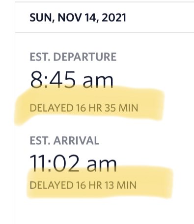 Thank god I was able to get on another flight. https://t.co/fhx7tSf41w