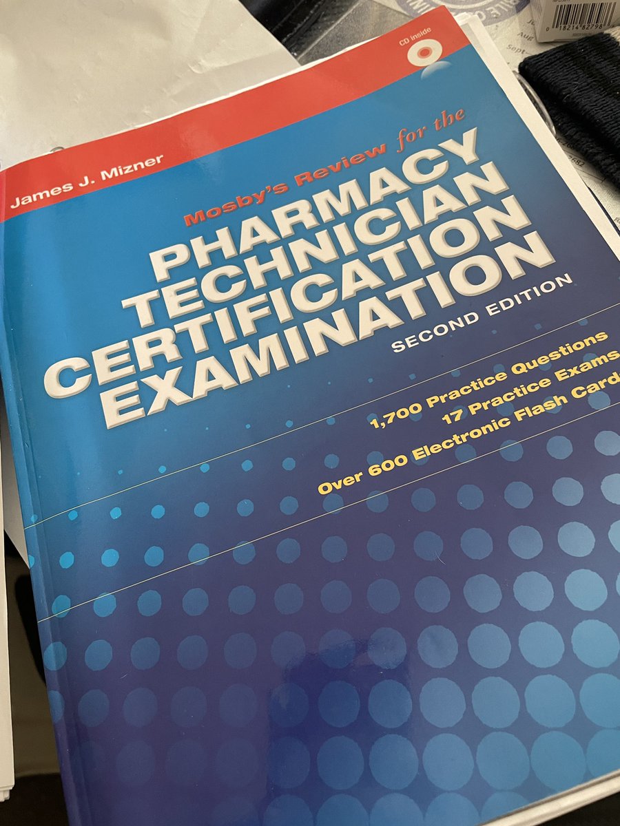 jephrox's tweet photo. Doing some review and studying as I am finally getting around to take my boards exam. #pharmacytechnician #PTCE #PTCB https://t.co/meLakqskPp