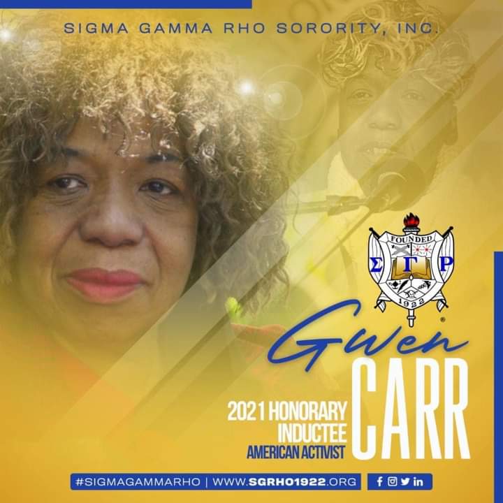 RoundRockSGRhos's tweet photo. 💙💛WE WELCOME OUR HONORARY MEMBER TO THE SISTERHOOD💛💙
Gwen Carr, American Activist Public Speaker, Author, and Mothers of the Movement)
#SigmaGammaRho
#Greater #MBSisOnTheMove #MuBetaSigma #RoundRockSGRhos #MotivatedMBS https://t.co/1QMLUZElDB