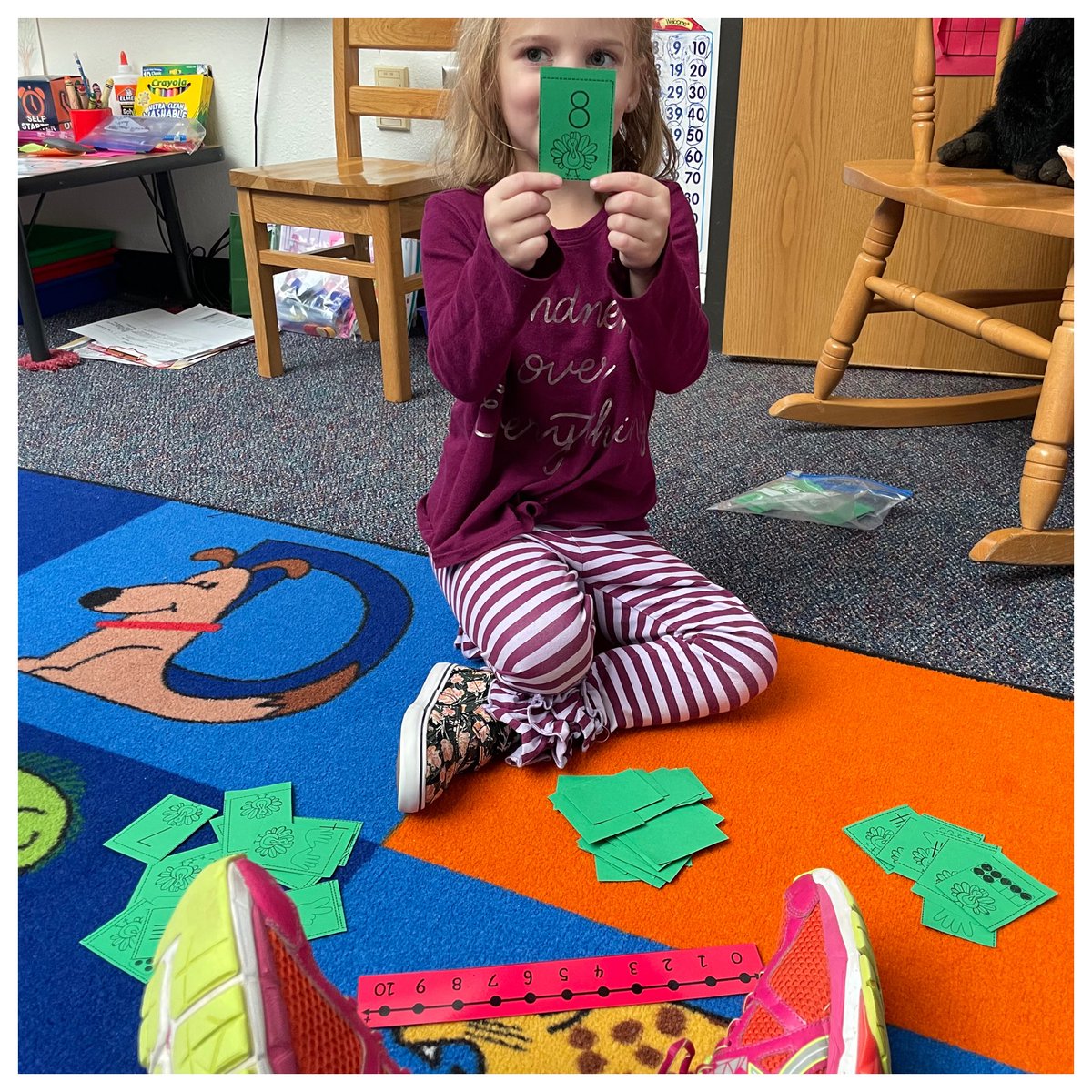 This little cutie beat me at Turkey War!! #walkeratwork #walstars