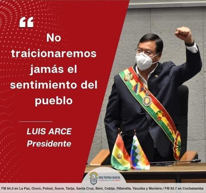 Grande <a href="/LuchoXBolivia/">Luis Alberto Arce Catacora (Lucho Arce)</a> 
No debe haber ningún pretexto para que los golpistas, que perdieron en las urnas, quieran gestar otro golpe para asaltar nuevamente al Estado
Digamos SI a la #ReactivacionEconómica y digamos NO a los golpistas.