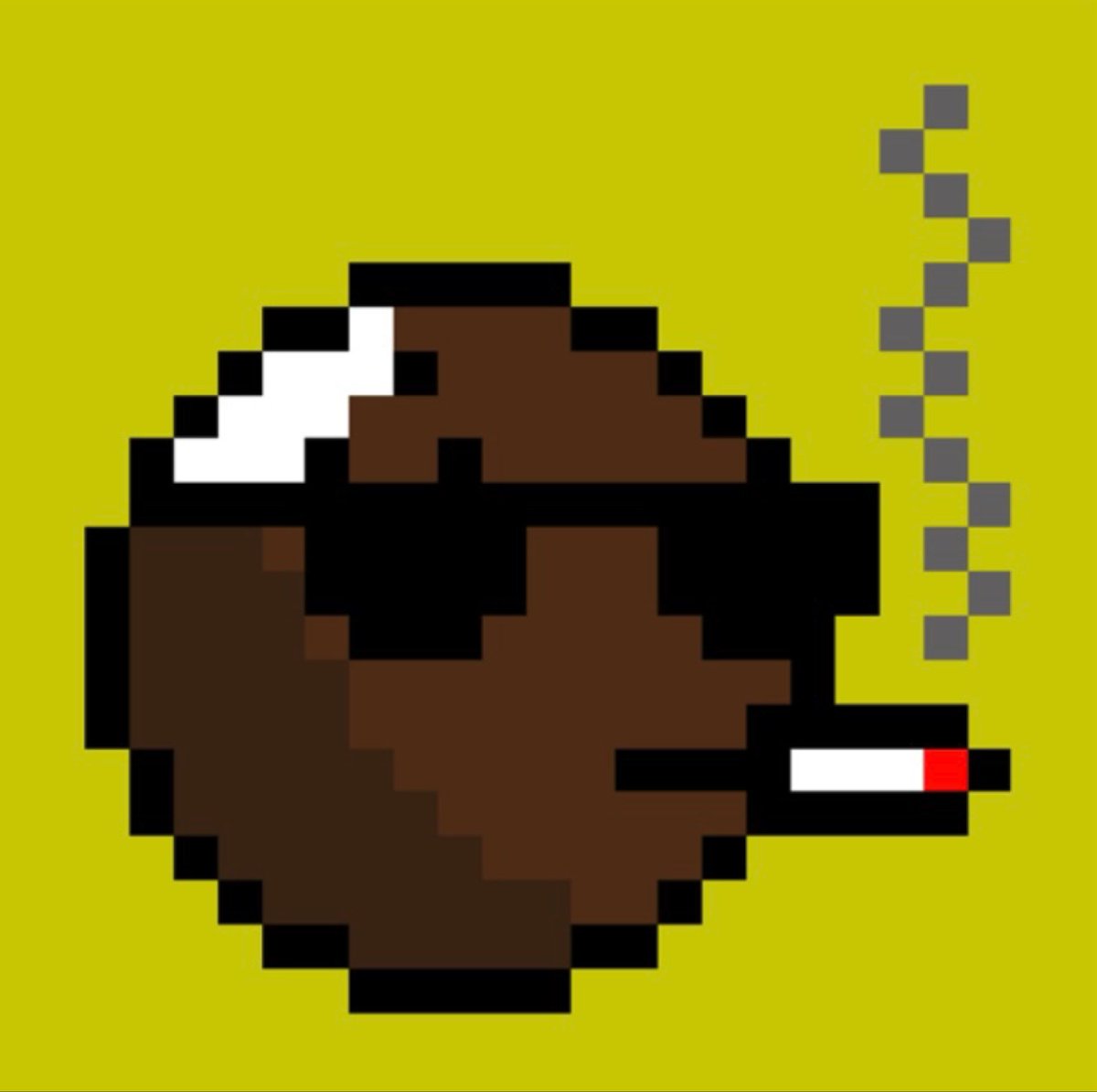 ASBDesign0's tweet image. Smoking Fruits series 1 
 #NFTartists #pixelart #SmokingFruitsseries1