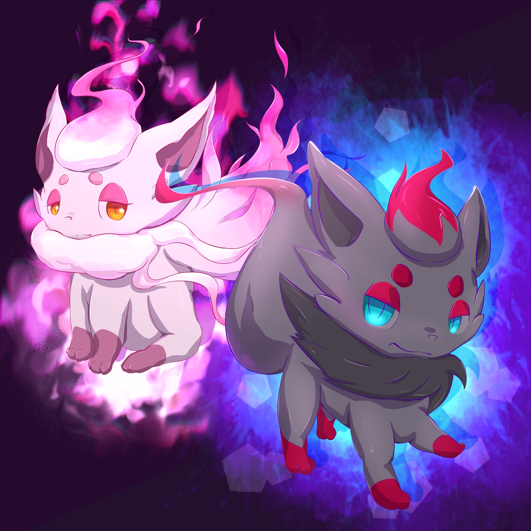 2023年最新】ポケモン 手描きイラスト ポケモン ゾロア ヒスイゾロア