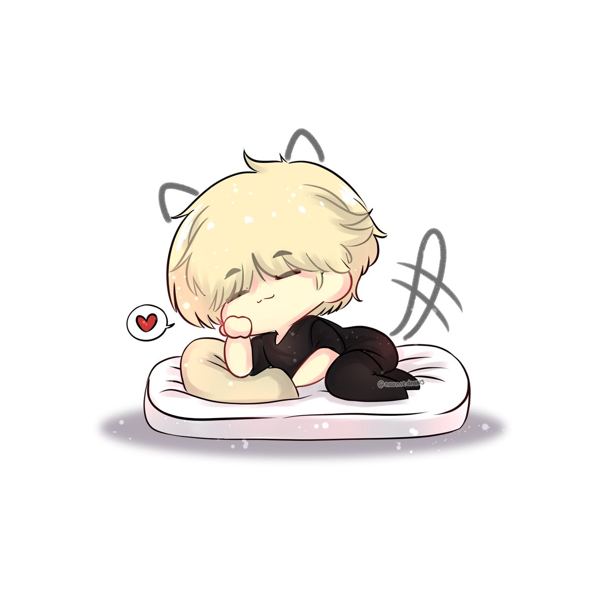 nooniedraws's tweet photo. 🥺🐱💛
#btsfanart #suga https://t.co/DvlD2bfxyQ