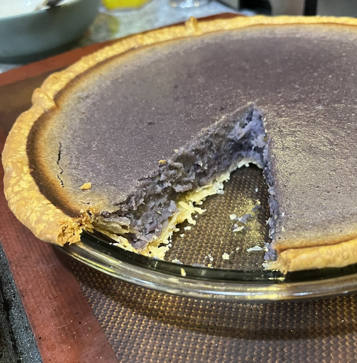 DrJenChen4kids's tweet photo. #MedTwitterBaking R&D for #Thanksgiving: Ube (purple sweet potato) pie! #TastesBetterThanItLooks
https://t.co/srXWQWiWnx https://t.co/4okmSMm1d8