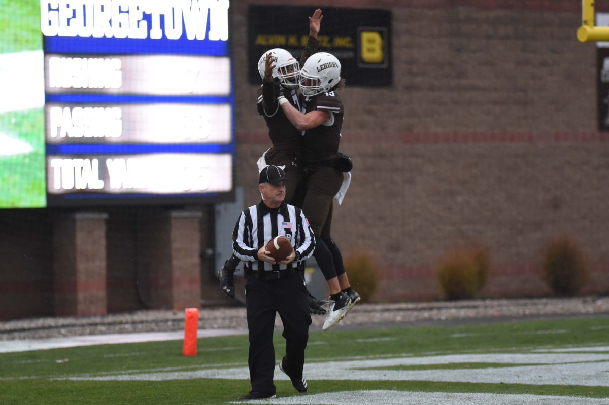 LehighFootball's tweet photo. A good day at Goodman. 

Full gallery: https://t.co/XM5TyjpmYx

#GoLehigh #beGREAT 

📸 - @hannahallyphoto https://t.co/Uq4vE7dKEY