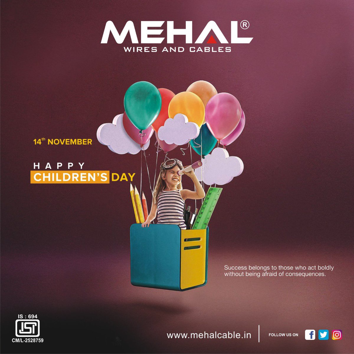 mehalwirecable's tweet photo. Children are like buds in a garden and should be carefully and lovingly nurtured, as they are the future of the nation and the citizens of tomorrow 👦🧒👶👧. #childrenday #mehalwires #futureofindia https://t.co/CgUgZlsrAE