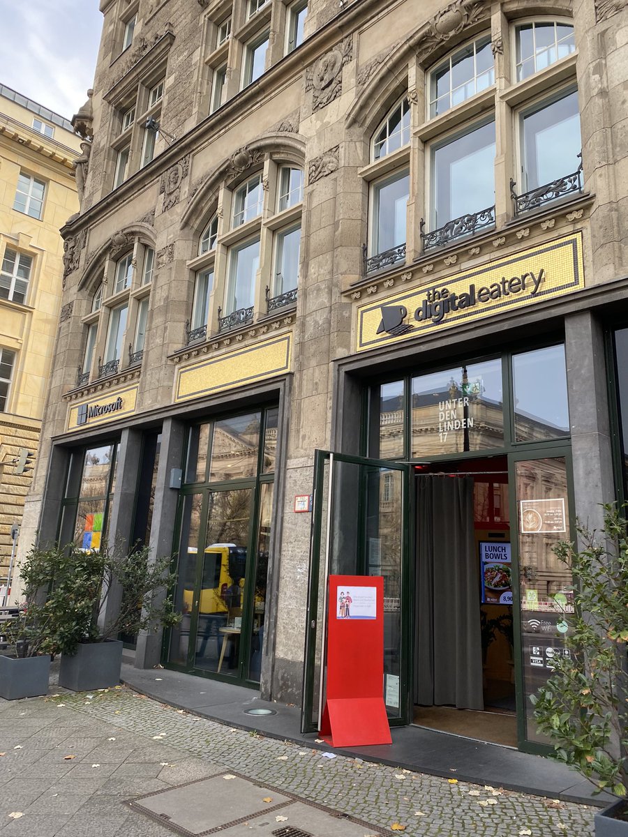 TashaMorrison96's tweet photo. Whilst I’m in Berlin this weekend, I went for lunch at the Digital Eatery by @Microsoft , their concept cafe with #mixedreality and #tech #inspiration - it was a good showcase but the actual food ordering process could have been smarter and use the tech they are promoting ☕️ https://t.co/gwUMj3kqLw