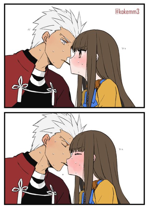 ポッキーゲーム ※弓女主

ポッキーゲームしてるはずなんだけどキスしようとしているようにしか見えない二人の図

#弓女主60min 