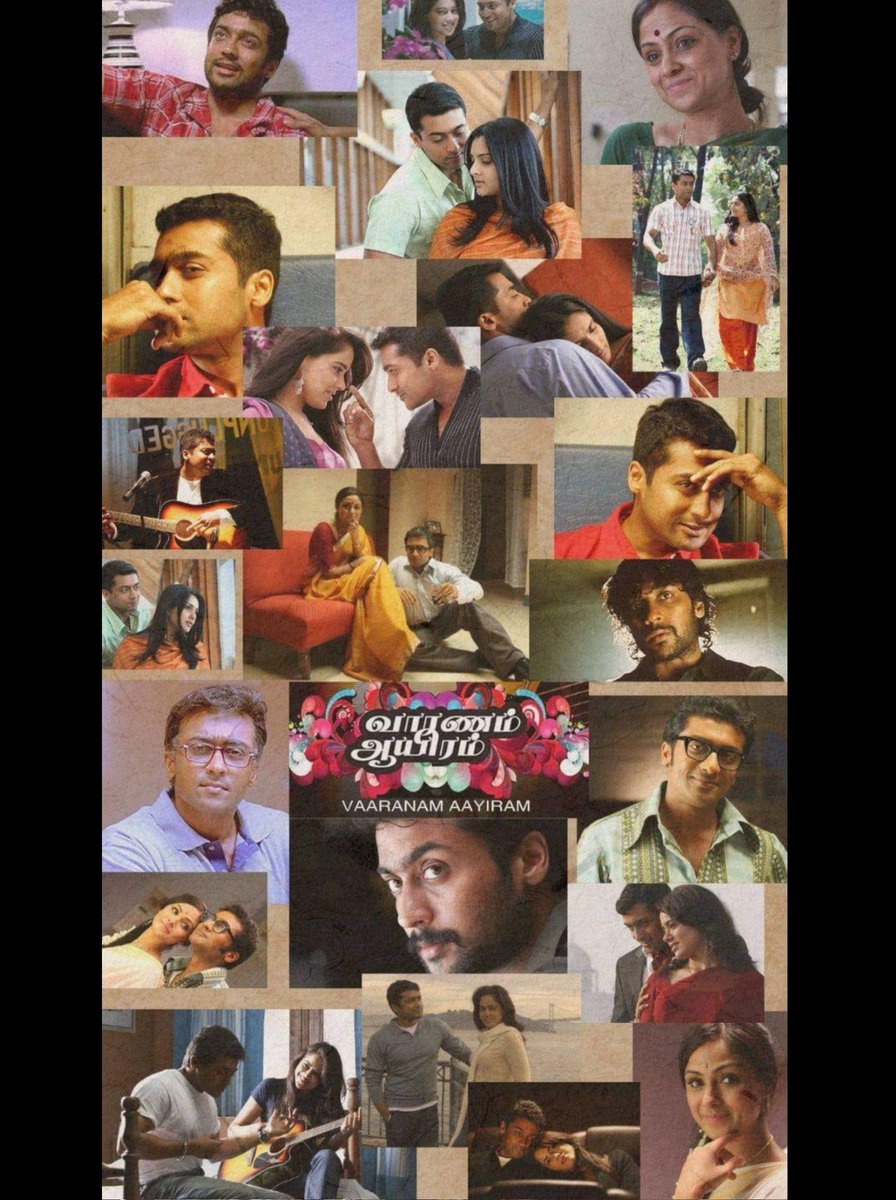 Vinoth1305's tweet photo. #13Years of iconic #VaaranamAayiram #14thNov2008 #Suriya
#GauthamVasudevMenon
Lots of movies may come & go but #Vaaranam Aayiram ✨ is an emotion. This is not just a movie, something beyond magic which illustrated the definition of "LIFE" for all youngsters across the world. https://t.co/wSMcAdkfwh