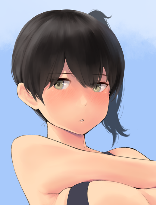 この顔うまく描けた気がするので見て 