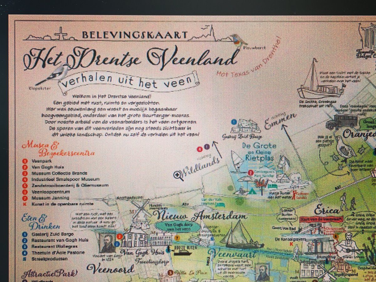 13 dorpen op de kaart! Partijen die nooit samenwerkten, werkten hier samen. Wat is er te beleven in Het Drentse Veenland? Binnenkort gedrukt!