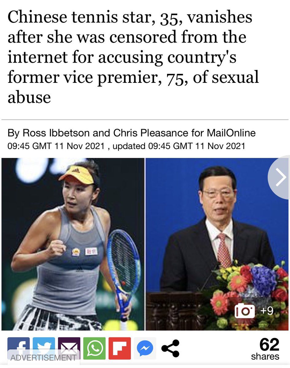 TaraMoore92's tweet photo. #WhereIsPengShuai this is crazy!! https://t.co/1r8WrqsNLr