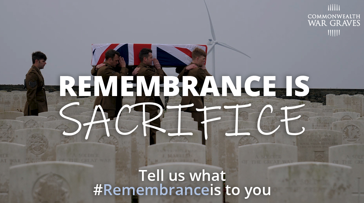 CWGC's tweet photo. What does Remembrance Sunday mean to you? Use #RemembranceIs and tag in the @CWGC to let us know. Discover more, here: https://t.co/8YTmjHmdoO. #RemembranceDay #RemembranceDay2021 #RemembranceSunday https://t.co/F0nbQgKMJC