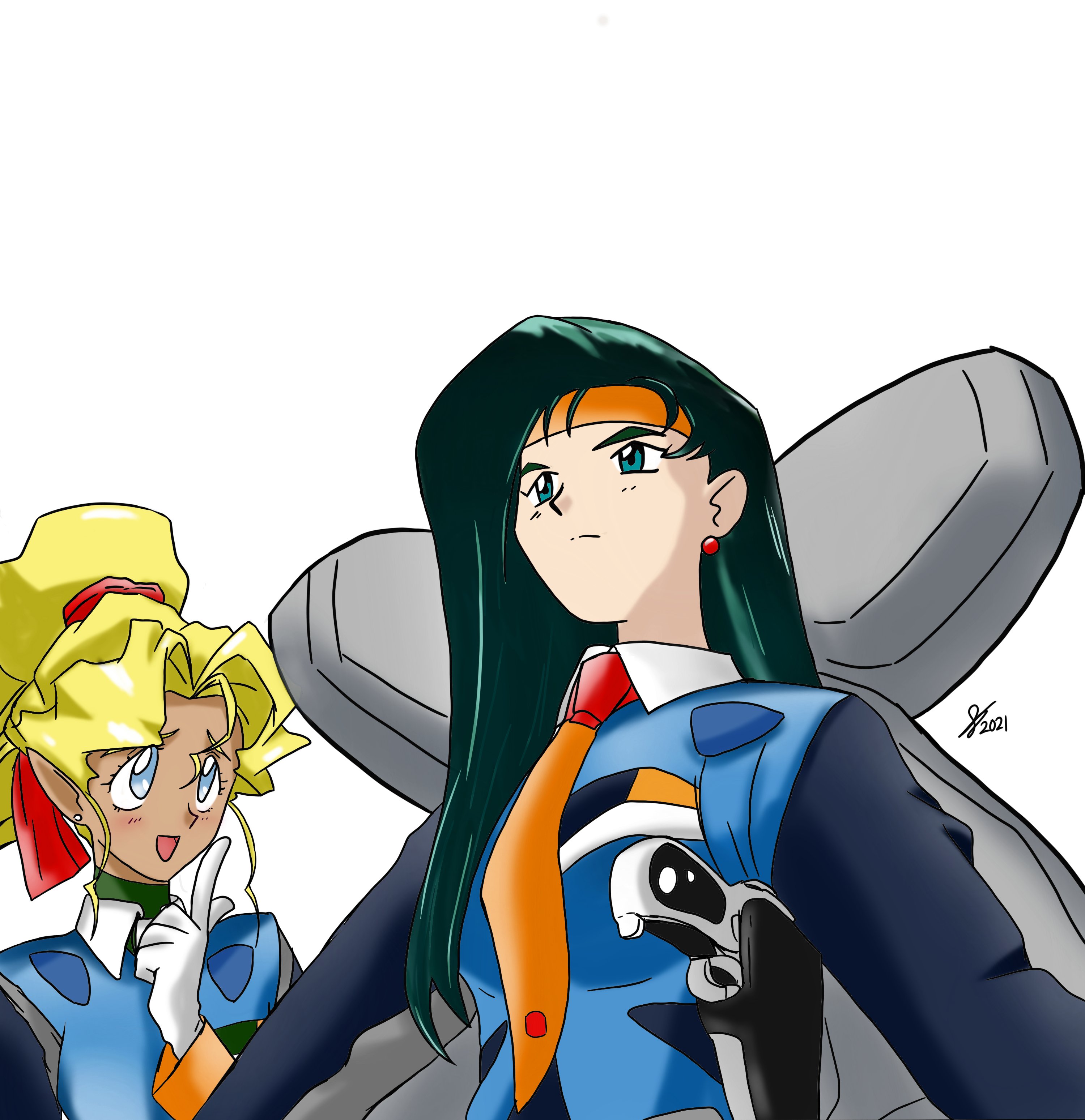 Anchanzmil08 Kiyone Mihoshi 天地無用 Tenchimuyo Tenchiuniverse Drawing Animefanart Fanart 真備清音 九羅密美星https T Co 4bbzjapdyt Twitter