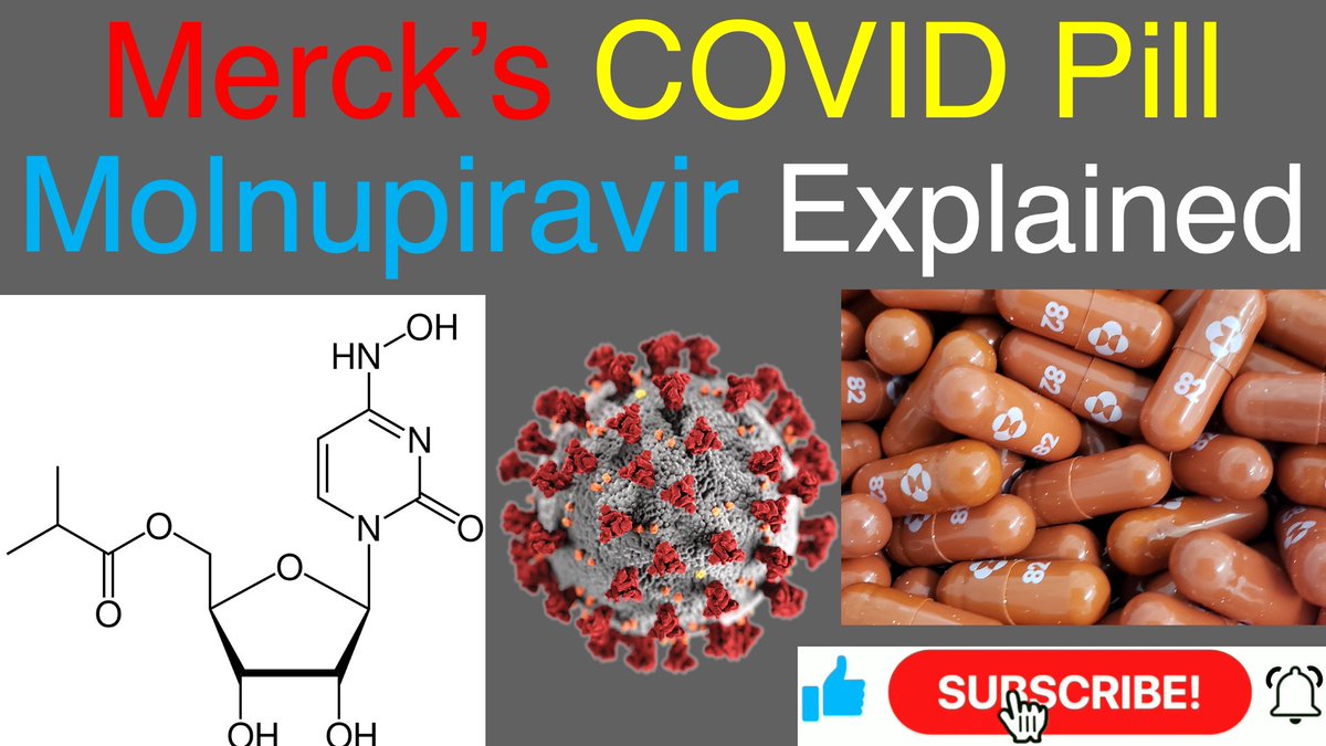 How Does Merck’s Antiviral Pill Molnupiravir Work to Fight COVID-19? Mol... youtu.be/qF9eHCQFjec via <a href="/YouTube/">YouTube</a>