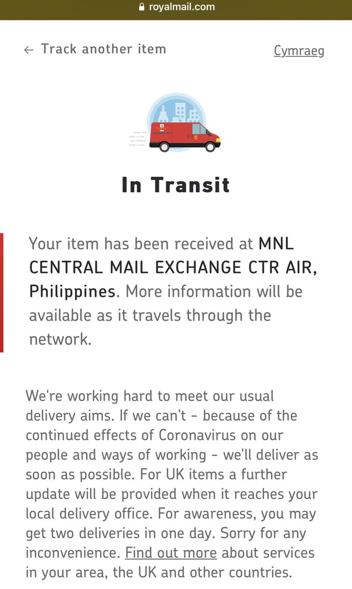TheMerchPerchPH's tweet photo. #TMPPH_Updates
📣Coldplay x BTS My Universe CD Single
– Oct 08 - received at MNL (philpost)
– still in transit
we already made a follow-up na sa customer service dahil 10-15 days lang daw po dapat. Please see below reply ⬇️ https://t.co/iFkB36VGIR