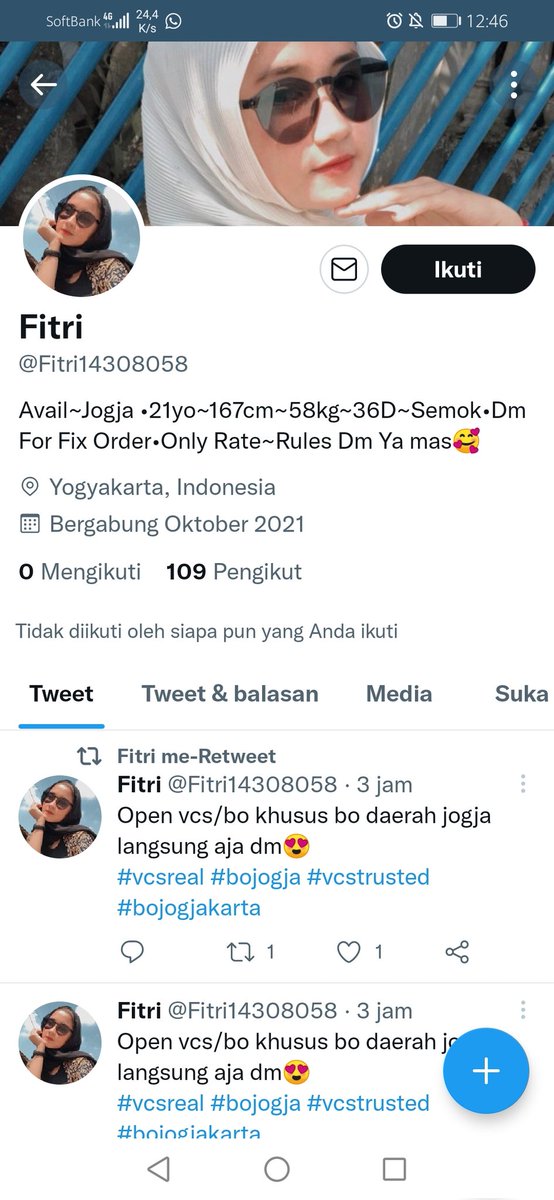 YyuWah's tweet photo. @Fitri14308058 Akun ini penipu broo. Orang ini sedang dalam pencarian polisi https://t.co/AQhagNk2wY
