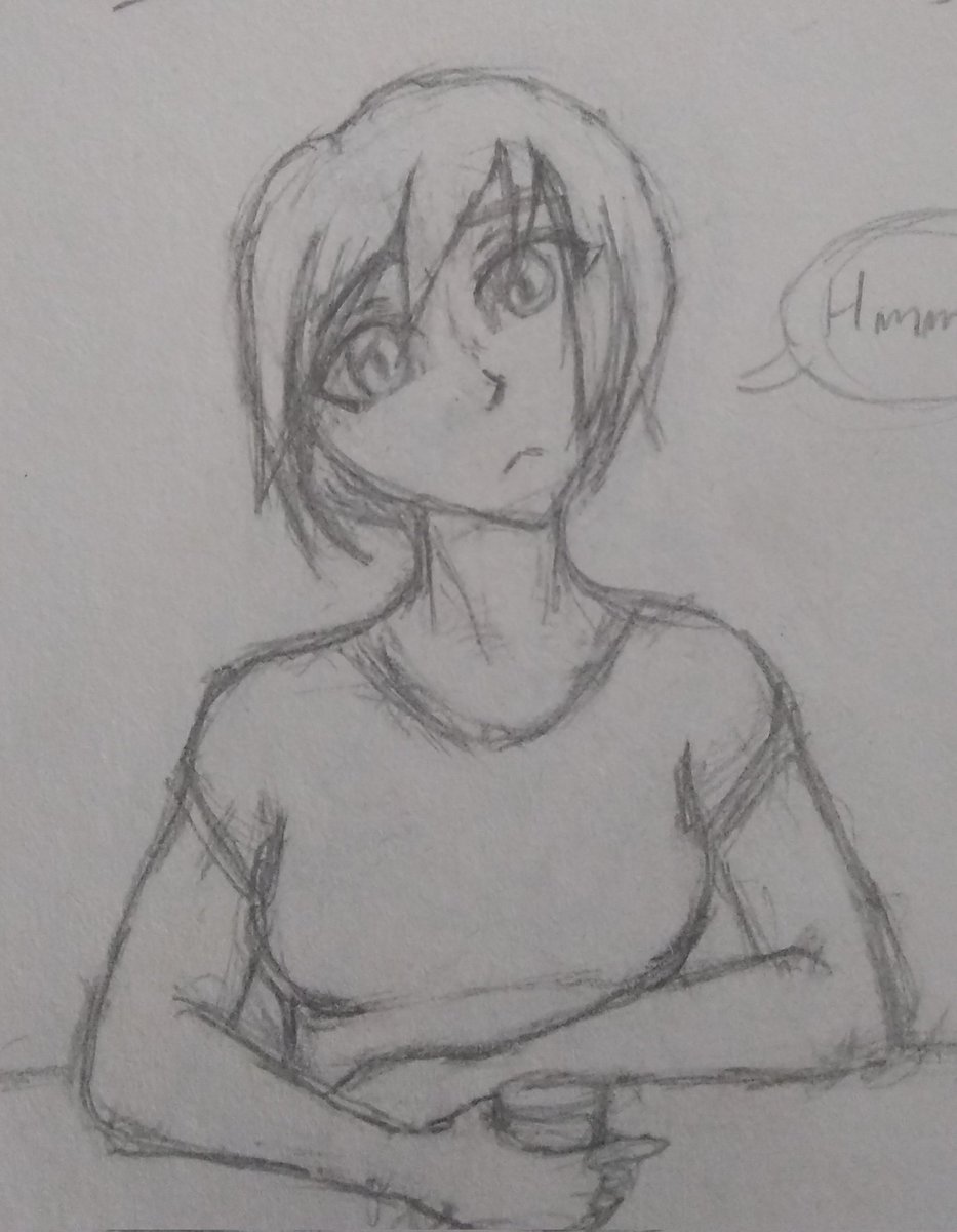 noqueiro1's tweet photo. Practicing some more facial expressions! Confusion followed by some thinking lol

[June 15, 2021]
#sketchbook #animeart #expressions #pixiecut https://t.co/KDIM49x2ru