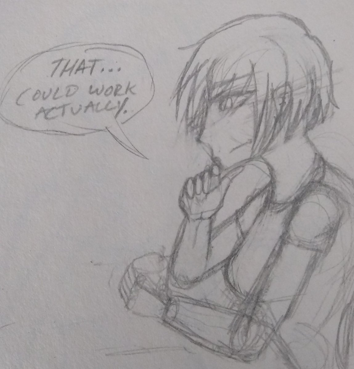 noqueiro1's tweet photo. Practicing some more facial expressions! Confusion followed by some thinking lol

[June 15, 2021]
#sketchbook #animeart #expressions #pixiecut https://t.co/KDIM49x2ru