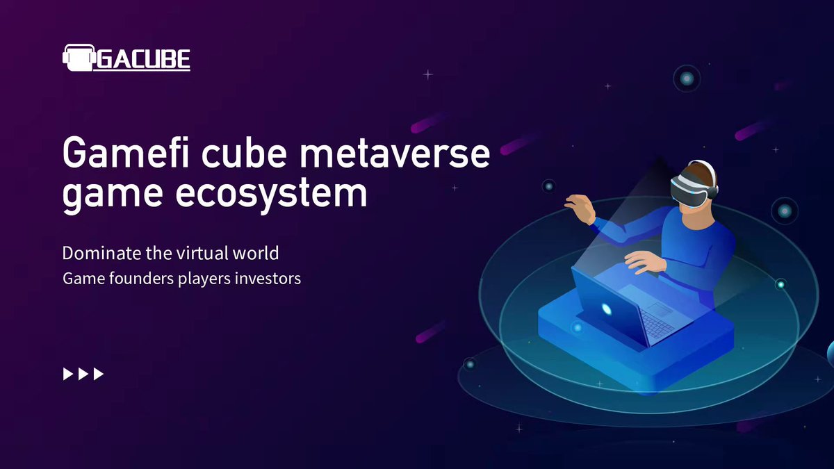 #GameFi is becoming a huge industry - and Gacube seems to be a potentially explosive newcomer🔥🤩

#Metaverse #bsc