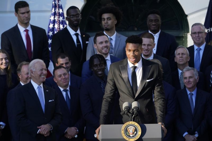 thelasentinel's tweet photo. President Biden hails Milwaukee Bucks for NBA championship, activism
Read full story, click the link in bio
https://t.co/GpSD3wE57S
#blackcommunity #lasentinel #sentinelnews #sentinelservice https://t.co/S2cHT9hPPg