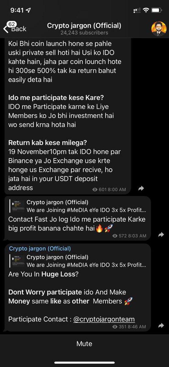 Crypto_Jargon's tweet photo. Guys this is a scam channel I don't run any IDO SCHEME! https://t.co/4LkfAPpJJQ