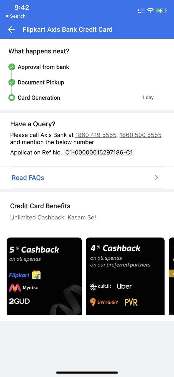 its_arihant's tweet photo. @Flipkart @AxisBankSupport when will I receive my credit card??
Its been more than 2 months showing this https://t.co/o2Dsul3eGP
