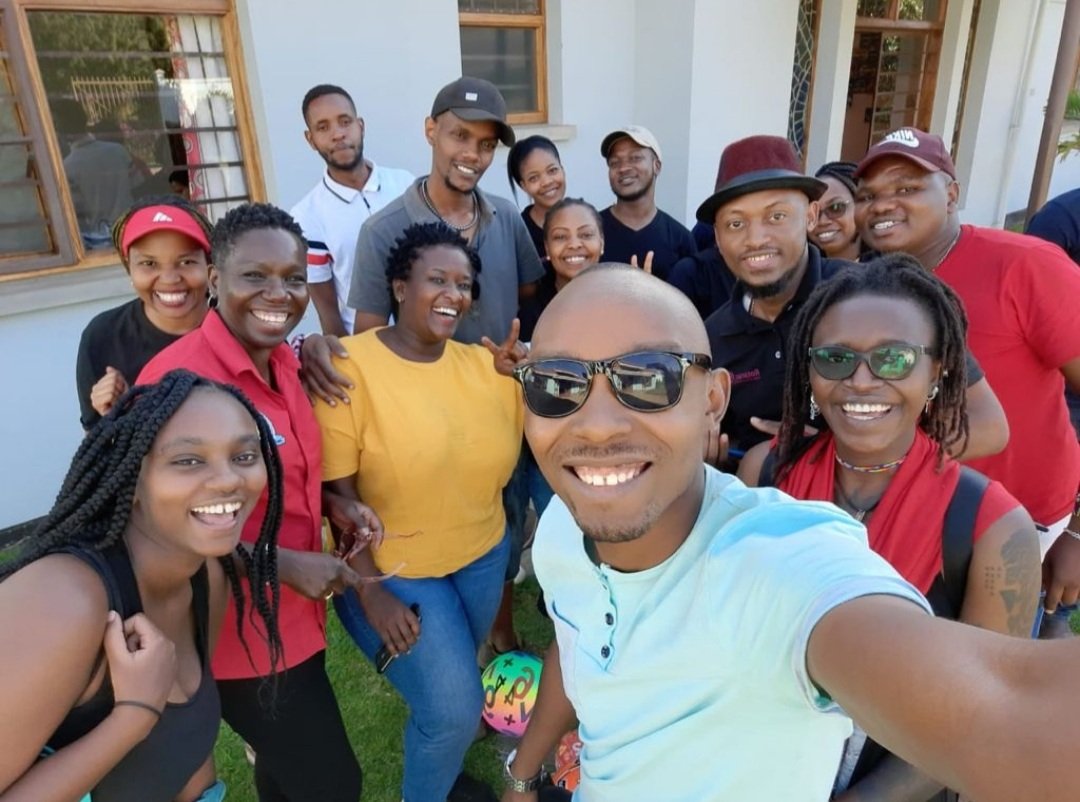 rcamm2021's tweet photo. All Smiles and excitement: Rotaract Club of Arusha City @ArushacityC is joined by Rotaract Clubs of Mombasa @Rcmombasa and Westlands  @racwestlands; and Rotary Club of Arusha Mount Meru @rcamm2021 during a visit to Plaster House in # Arusha, Tanzania. @d9212 @district9214 https://t.co/2WNoIzHYoN