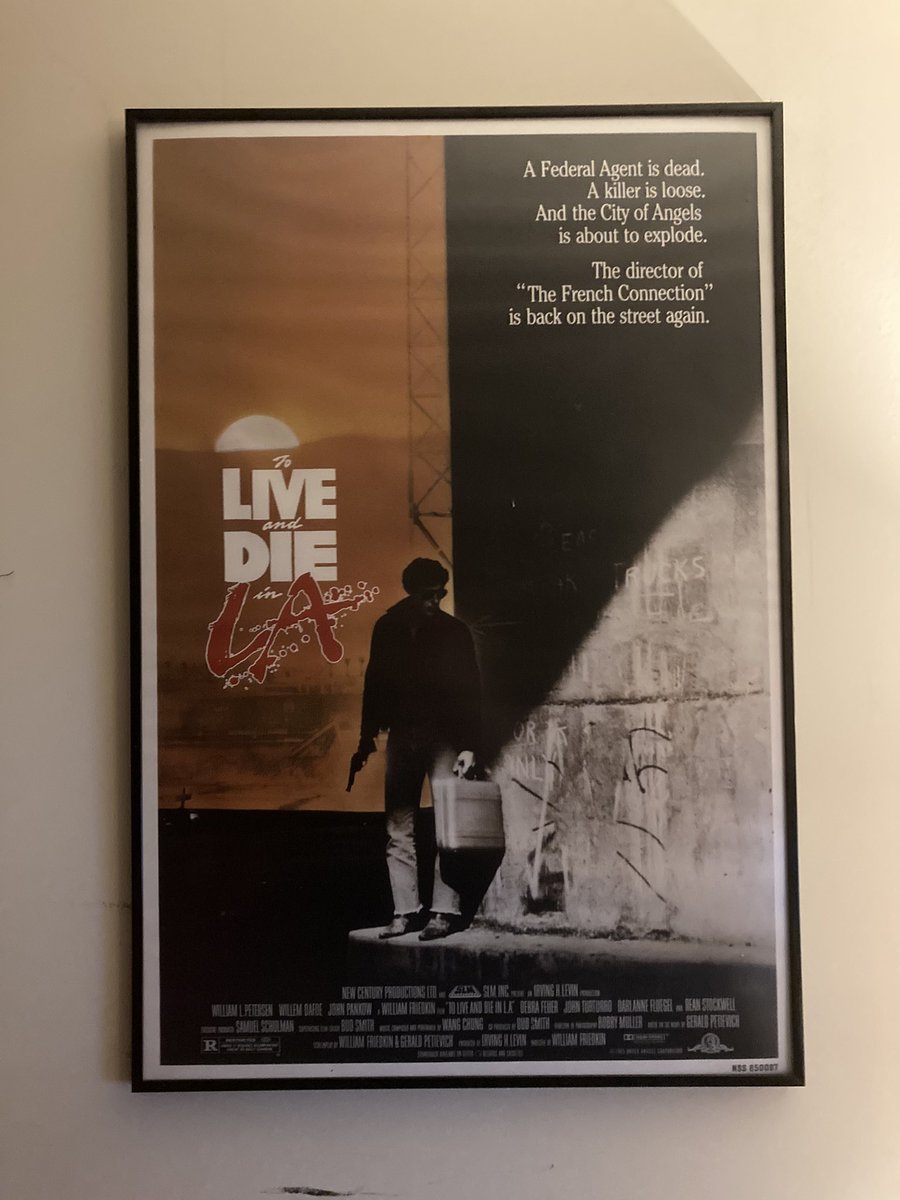 To Live and Die in LA is airing on <a href="/tcm/">TCM</a> right now. I’m kind of a fan.
