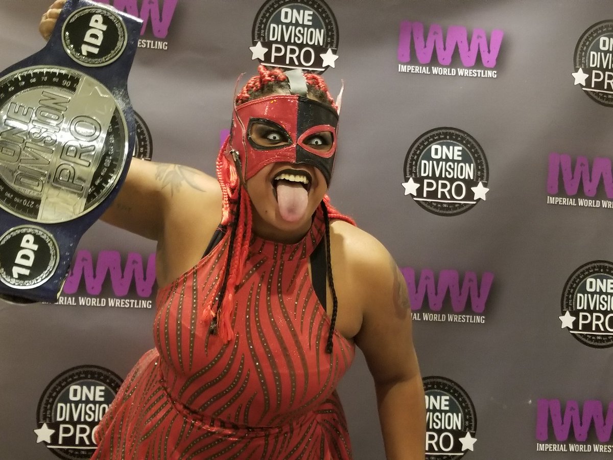 reidhcooper's tweet photo. Champ #Champ.
The #ImperialWorldWrestling Champion @HexxHyena and the newly crowned today @OneDivisionPro champ @AnaMorningstarr at #TheBigEventNY
#1dp https://t.co/ll7tc4hSd6