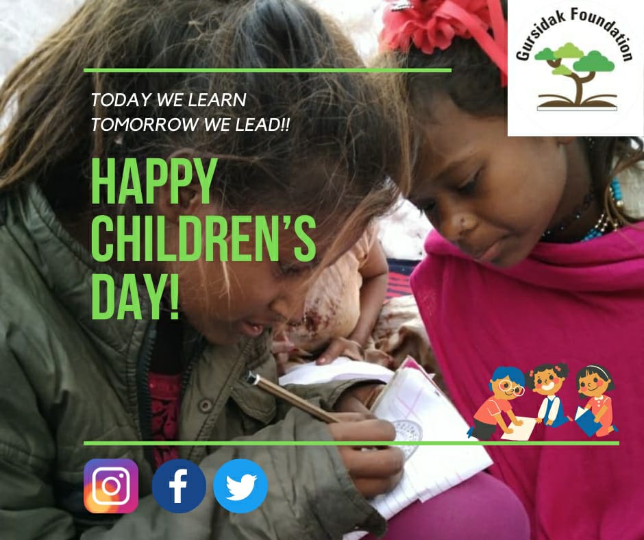 Gursidakngo's tweet photo. Education is not limited to someone , it's every child's right. All you need is interest in learning things . Let's make education available to all , let's make every child independent.
Happy Children Day 👏 
#gursidakfoundation #righttoeducation #education https://t.co/ykvrIOrwWz